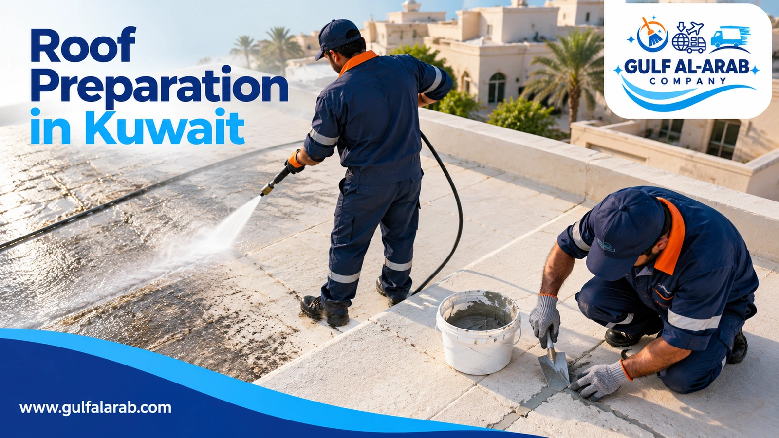 Roof preparation in Kuwait