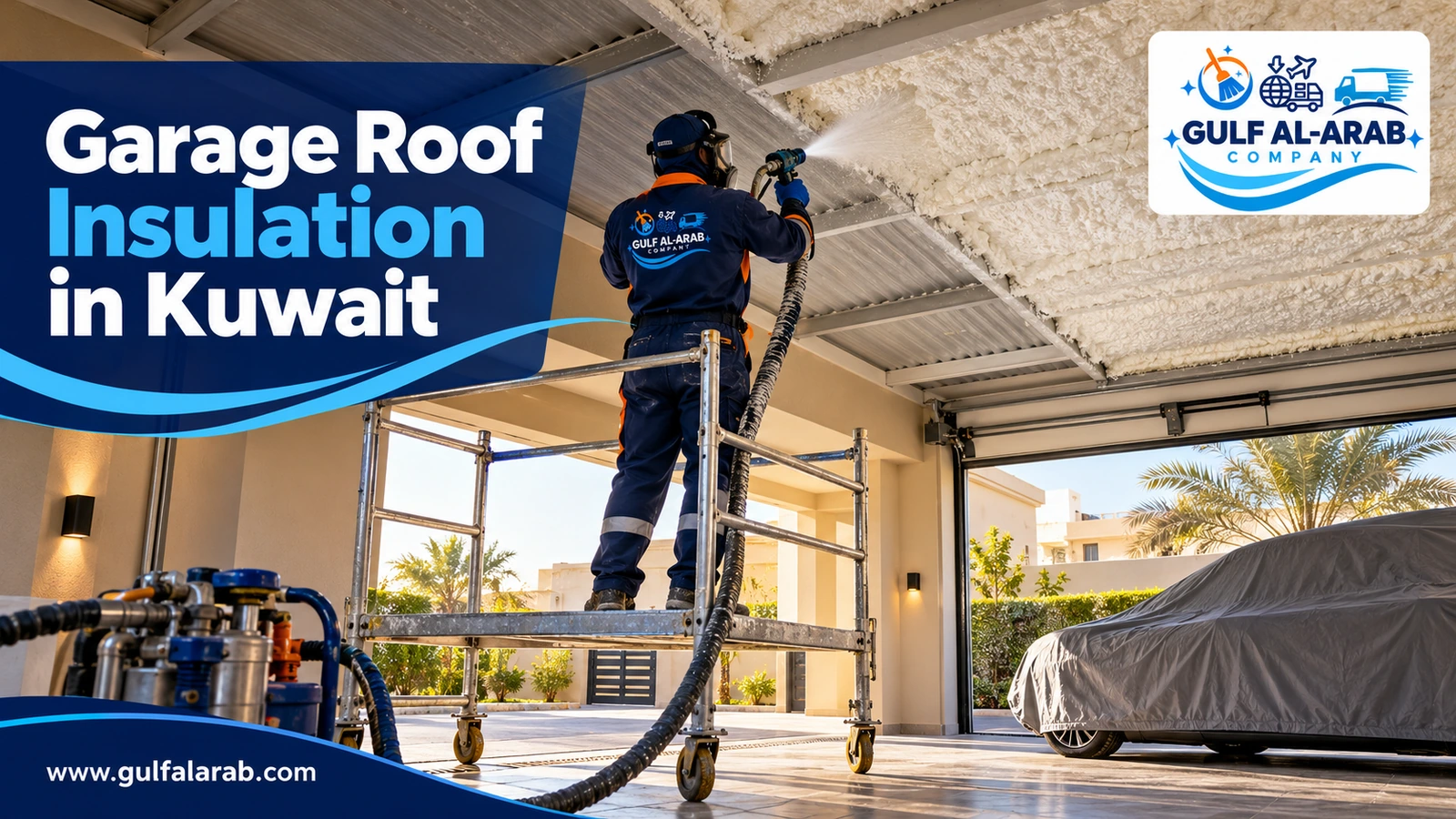 Garage roof insulation in Kuwait