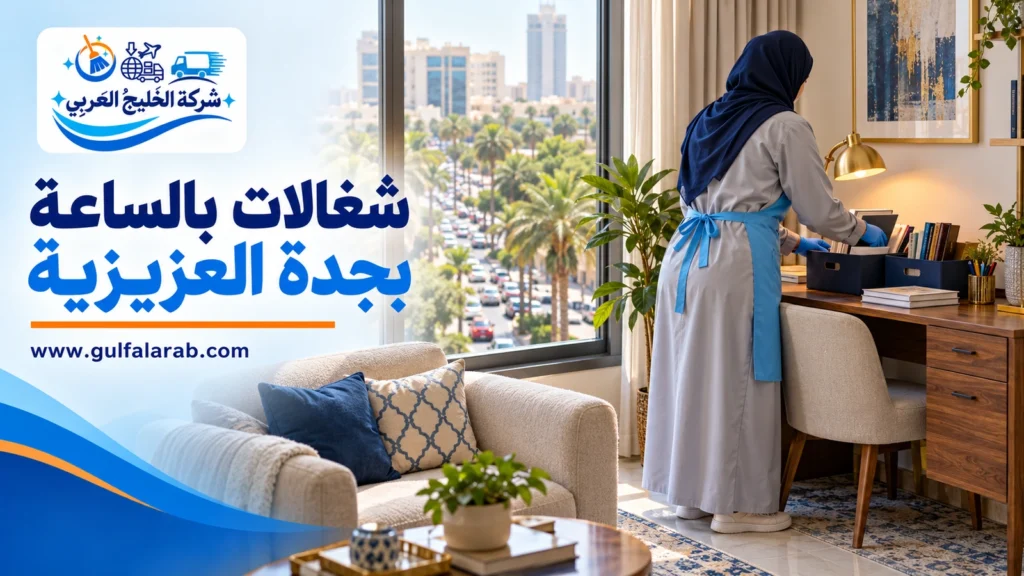 شغالات بالساعة بجدة العزيزية