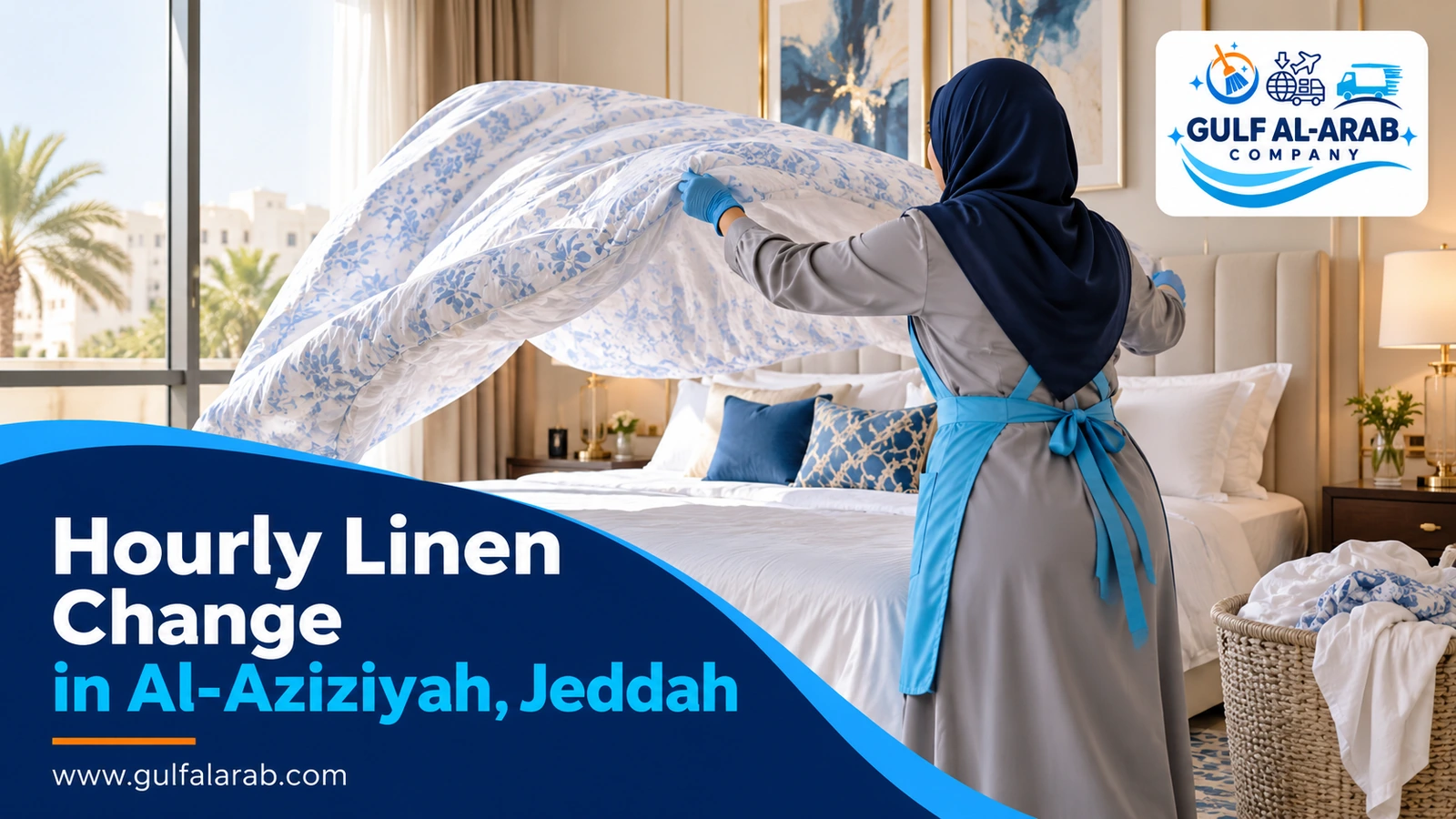 Hourly Linen Change in Al-Aziziyah, Jeddah