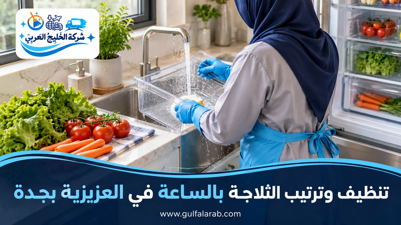 تنظيف وترتيب الثلاجة بالساعة في العزيزية بجدة