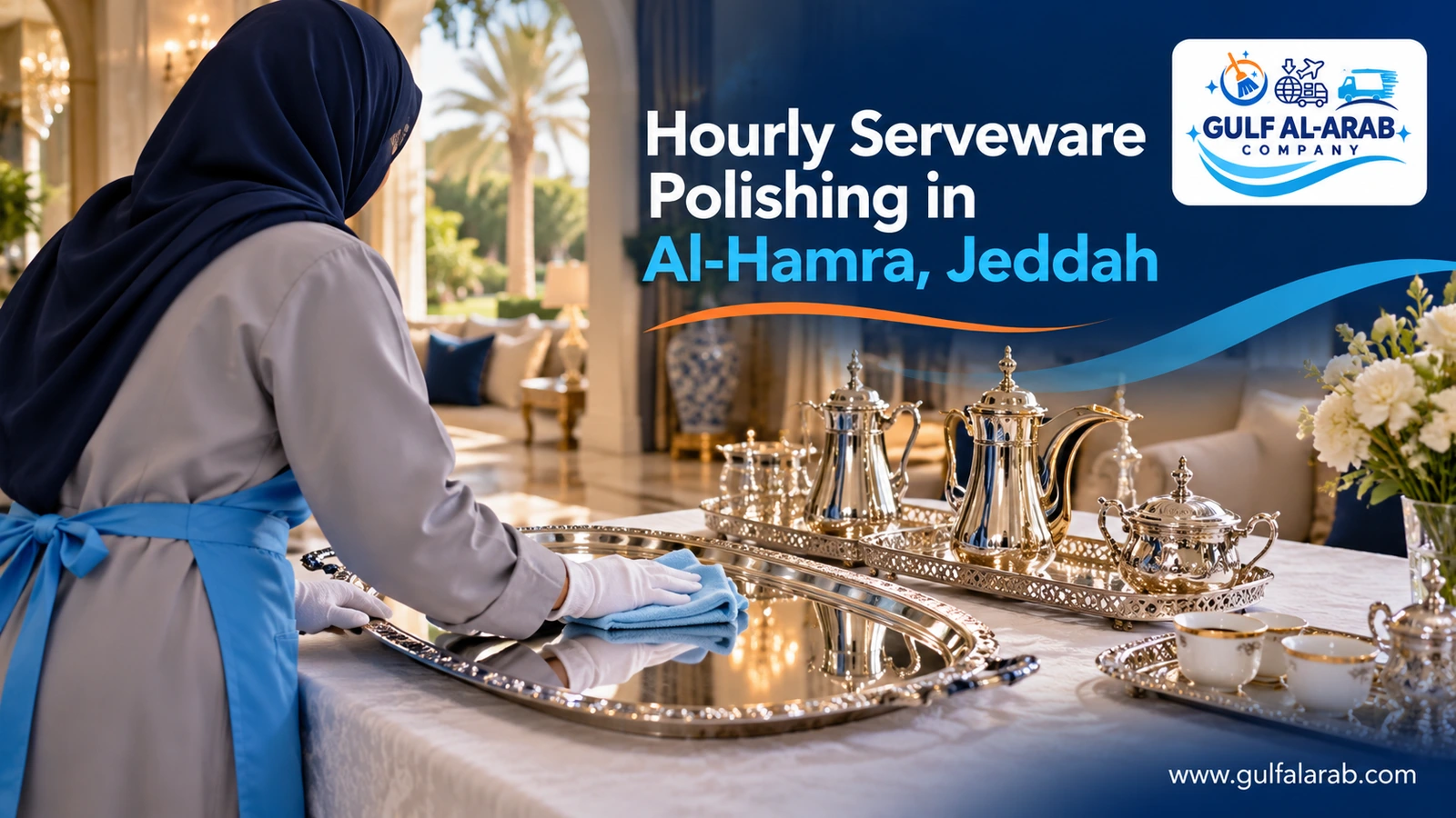 Hourly Serveware Polishing in Al-Hamra, Jeddah