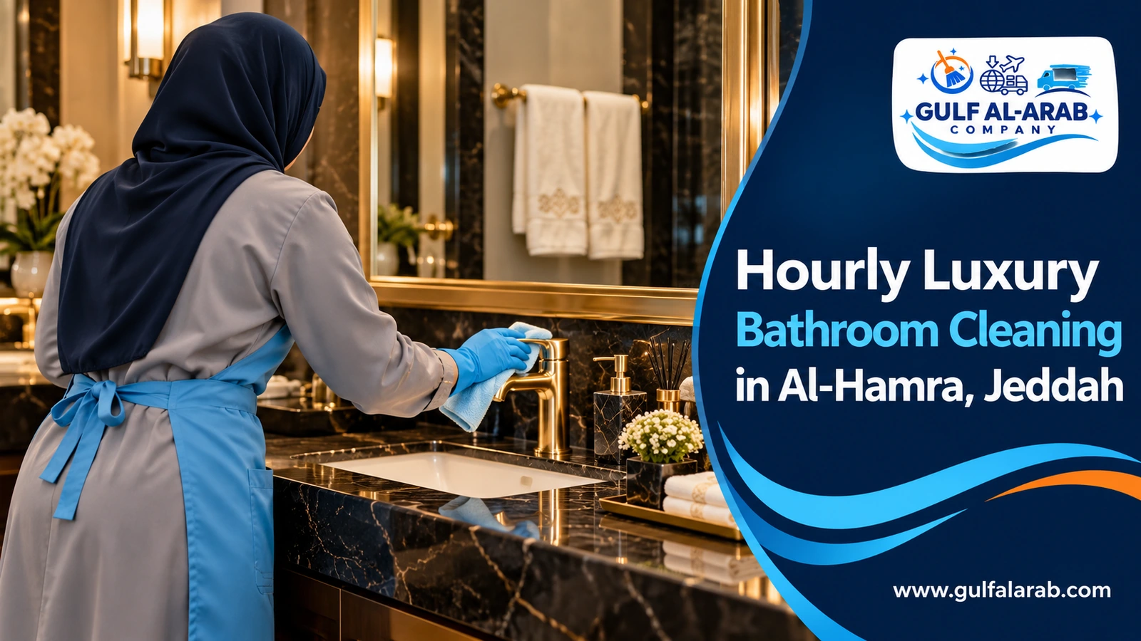 Hourly Luxury Bathroom Cleaning in Al-Hamra, Jeddah
