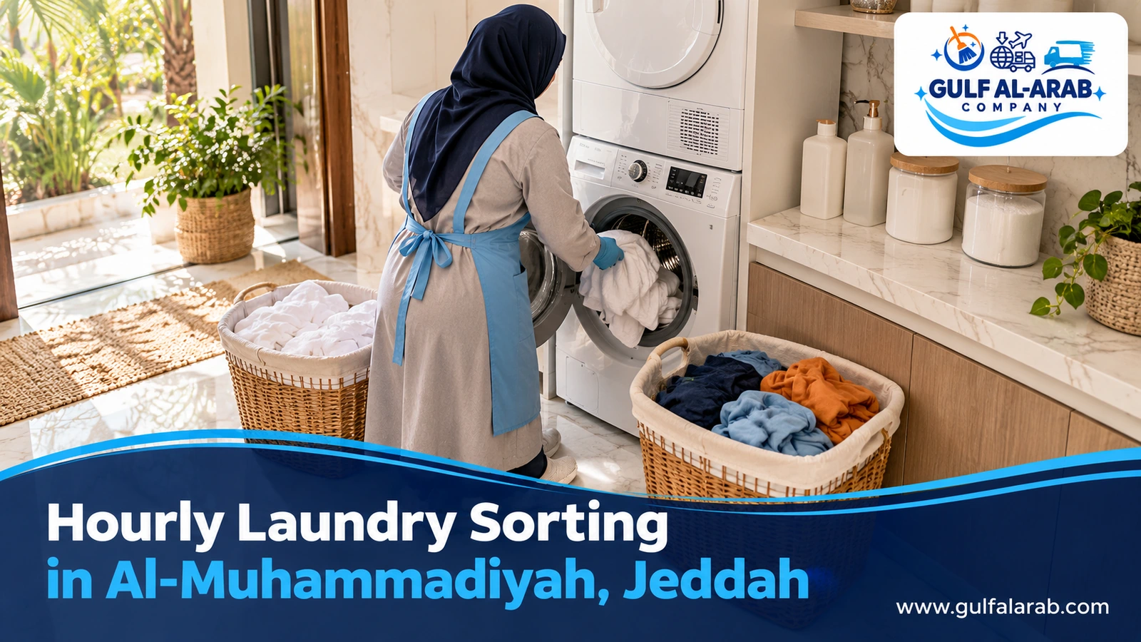 Hourly Laundry Sorting in Al-Muhammadiyah, Jeddah