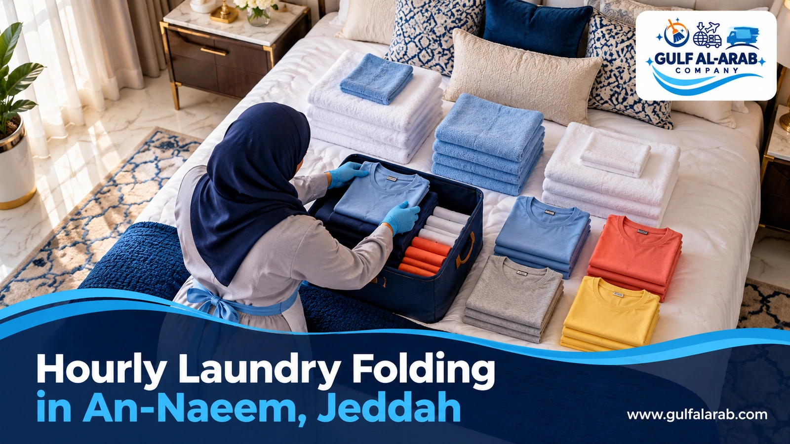 Hourly Laundry Folding in An-Naeem, Jeddah