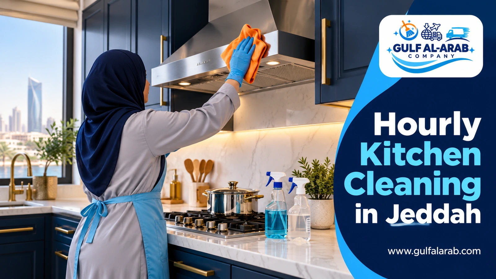 Hourly Kitchen Cleaning in Jeddah