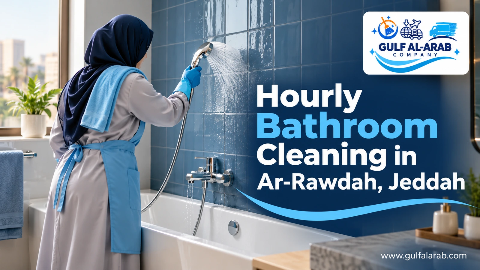 Hourly Bathroom Cleaning in Ar-Rawdah, Jeddah