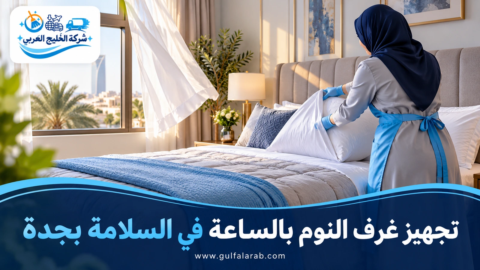 تجهيز غرف النوم بالساعة في السلامة بجدة