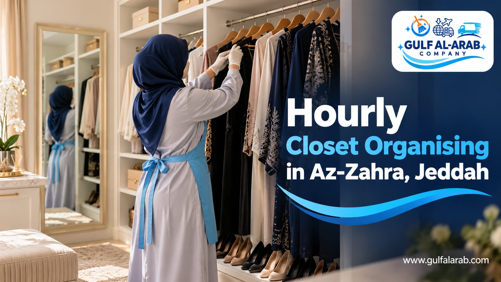 Hourly Closet Organising in Az-Zahra, Jeddah