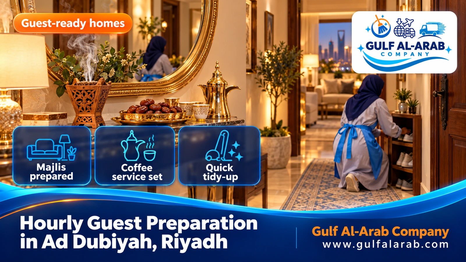 Hourly Guest Preparation in Ad Dubiyah, Riyadh