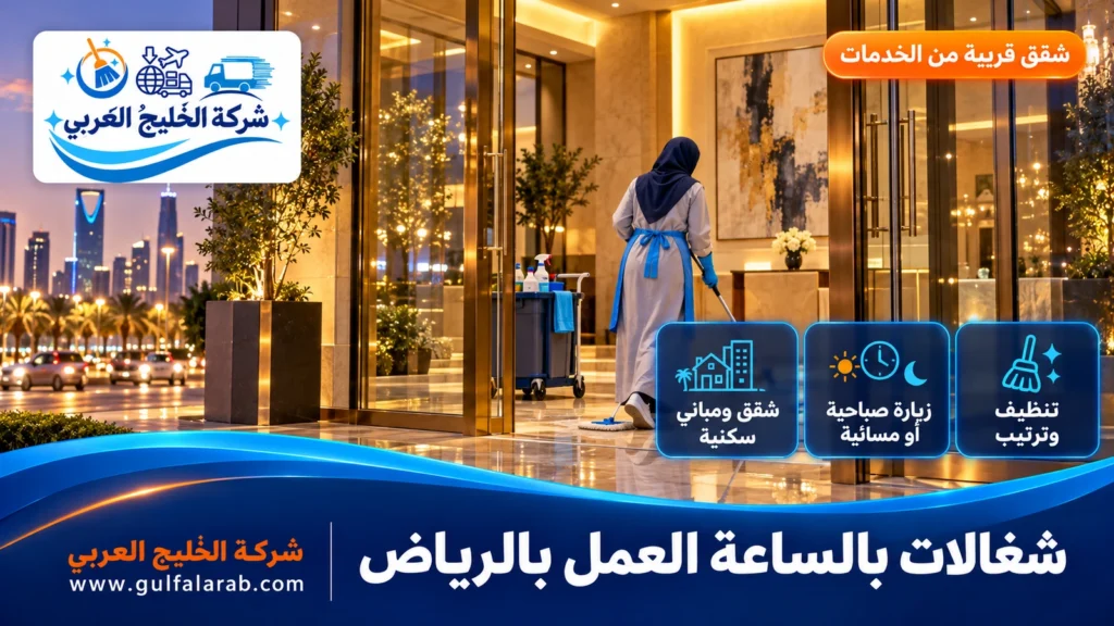 شغالات بالساعة العمل بالرياض