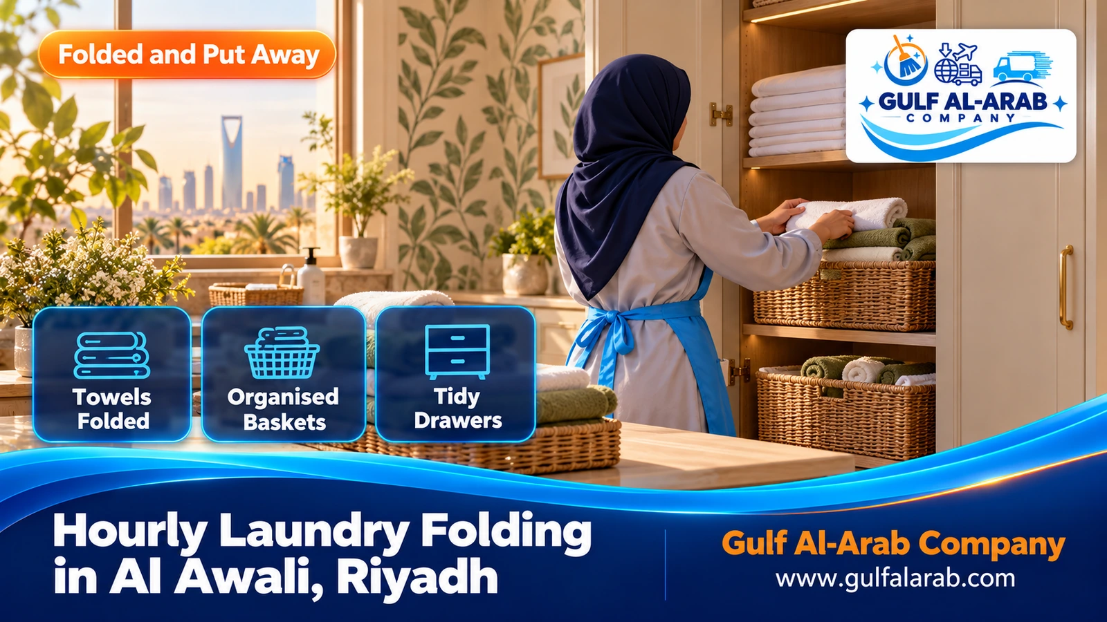 Hourly Laundry Folding in Al Awali, Riyadh