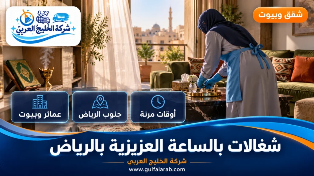 شغالات بالساعة العزيزية بالرياض