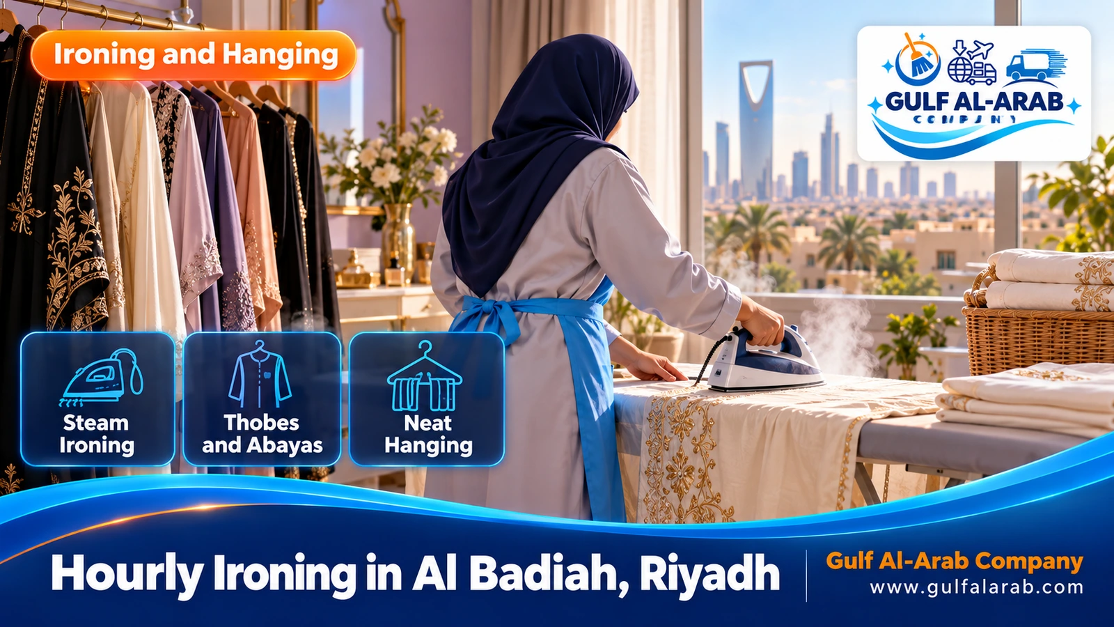 Hourly Ironing in Al Badiah, Riyadh