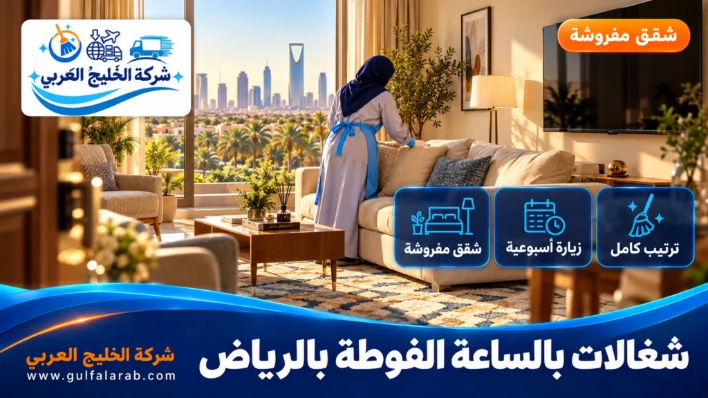 شغالات بالساعة الفوطة بالرياض