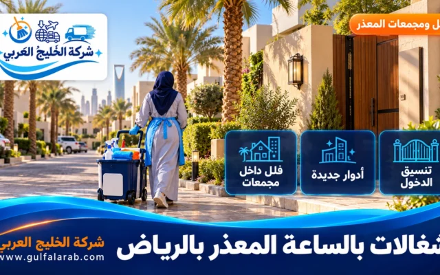 شغالات بالساعة حي المعذر الرياض
