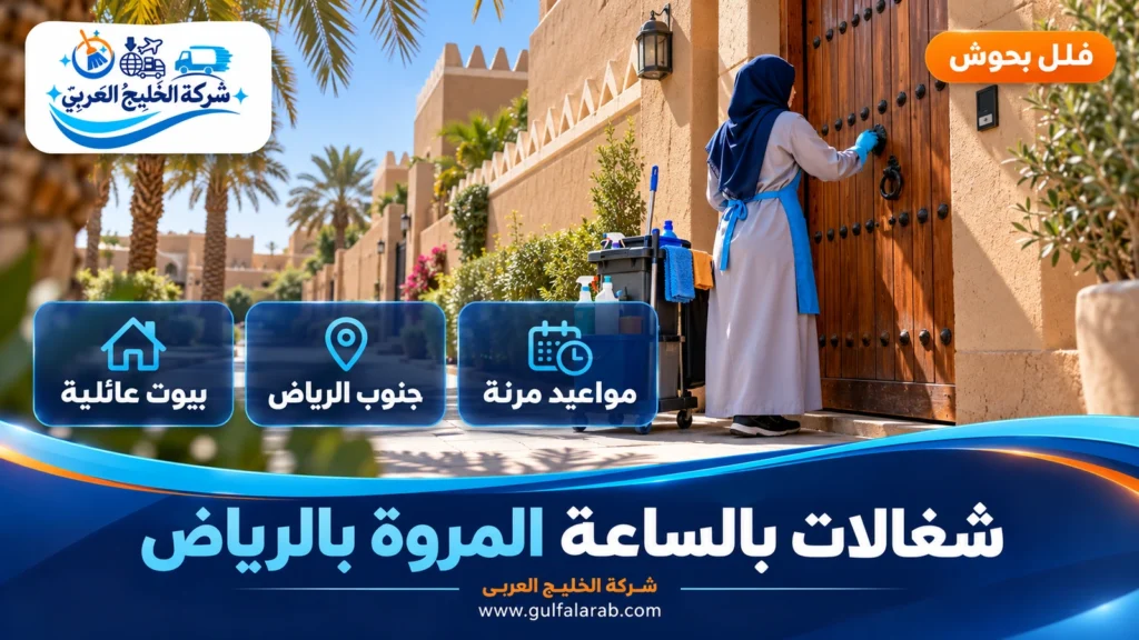 شغالات بالساعة المروة بالرياض