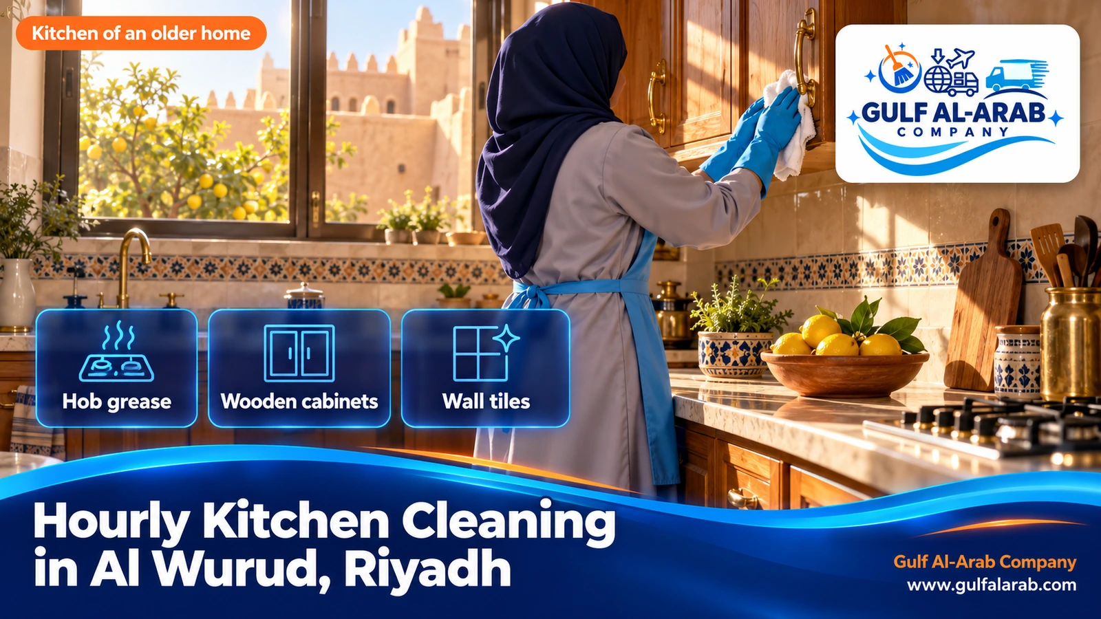 Hourly Kitchen Cleaning in Al Wurud, Riyadh