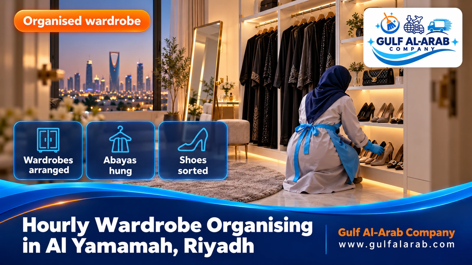 Hourly Wardrobe Organising in Al Yamamah, Riyadh