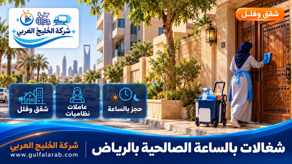 شغالات بالساعة الصالحية بالرياض