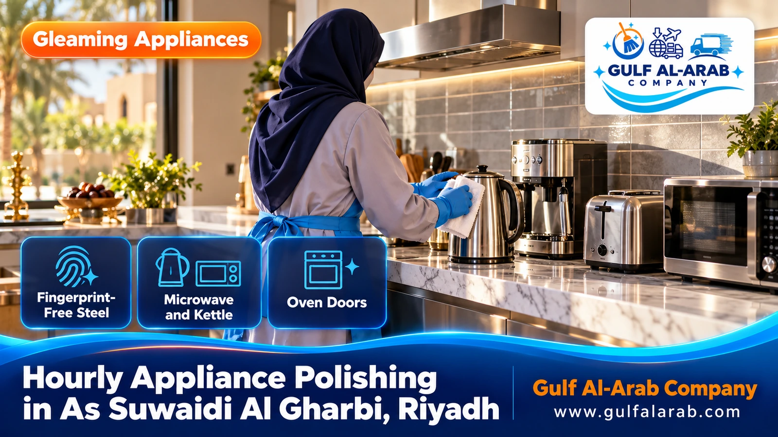Hourly Appliance Polishing in As Suwaidi Al Gharbi, Riyadh