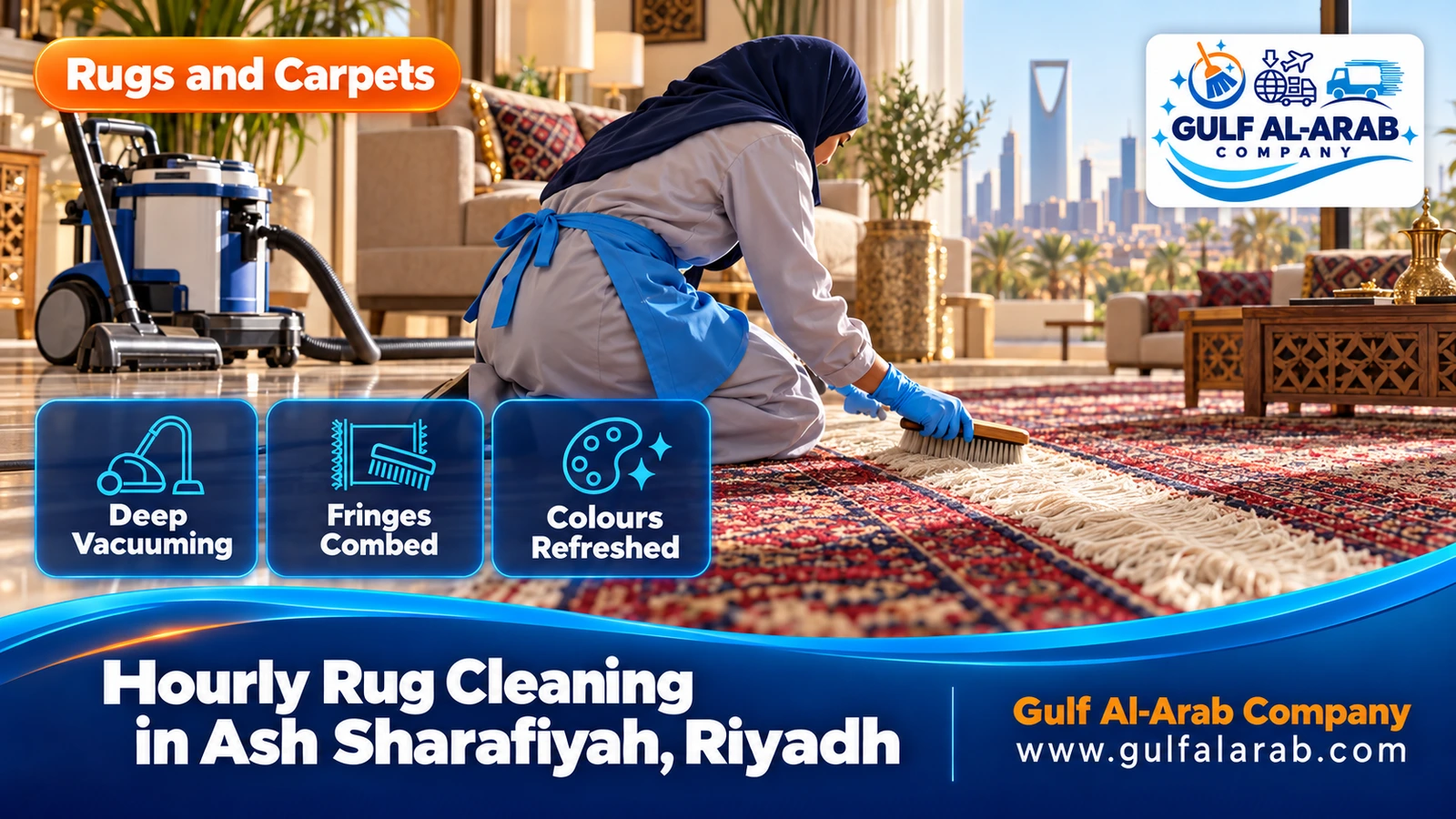 Hourly Rug Cleaning in Ash Sharafiyah, Riyadh