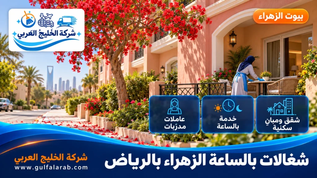 شغالات بالساعة الزهراء بالرياض