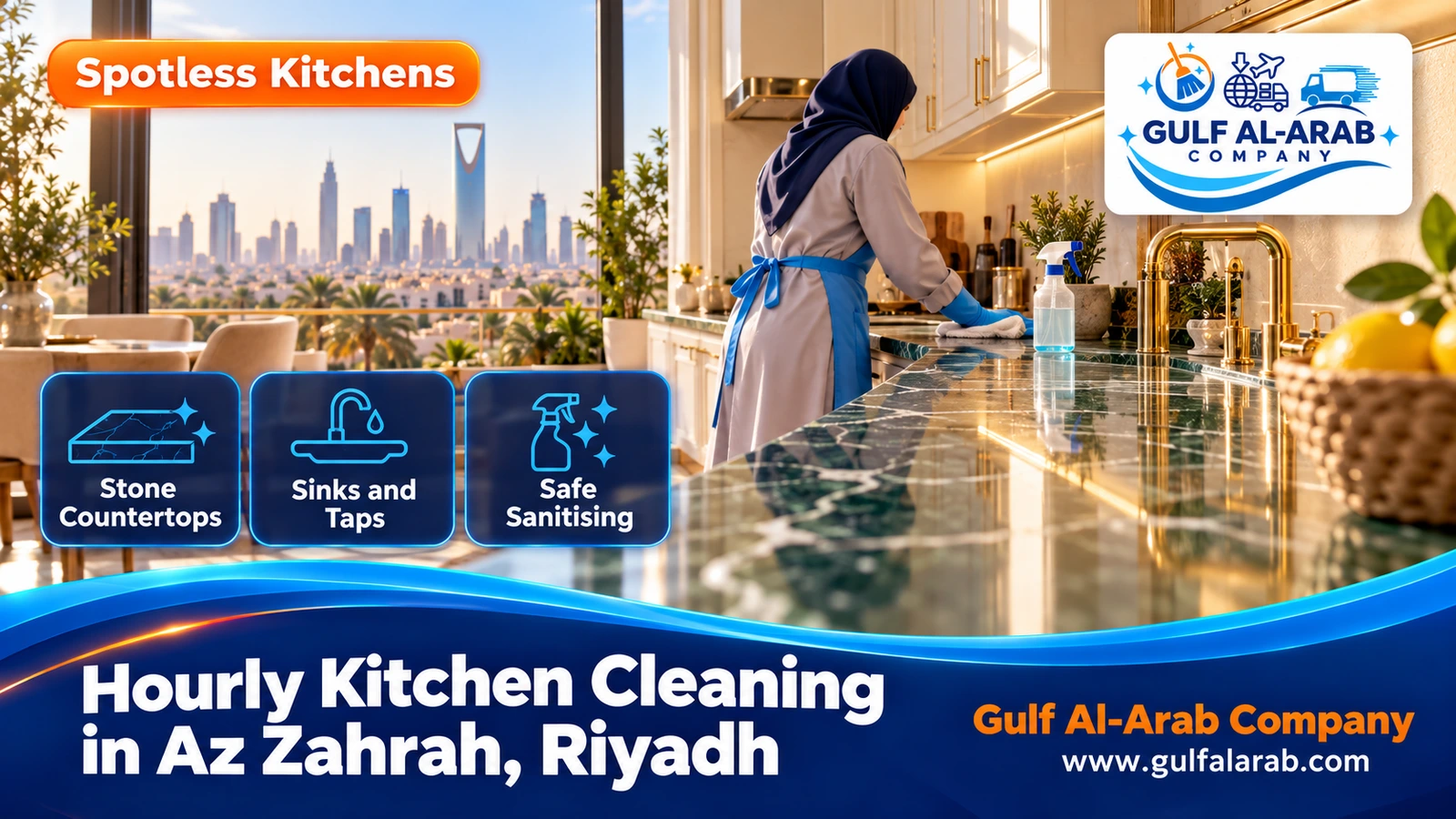 Hourly Kitchen Cleaning in Az Zahrah, Riyadh
