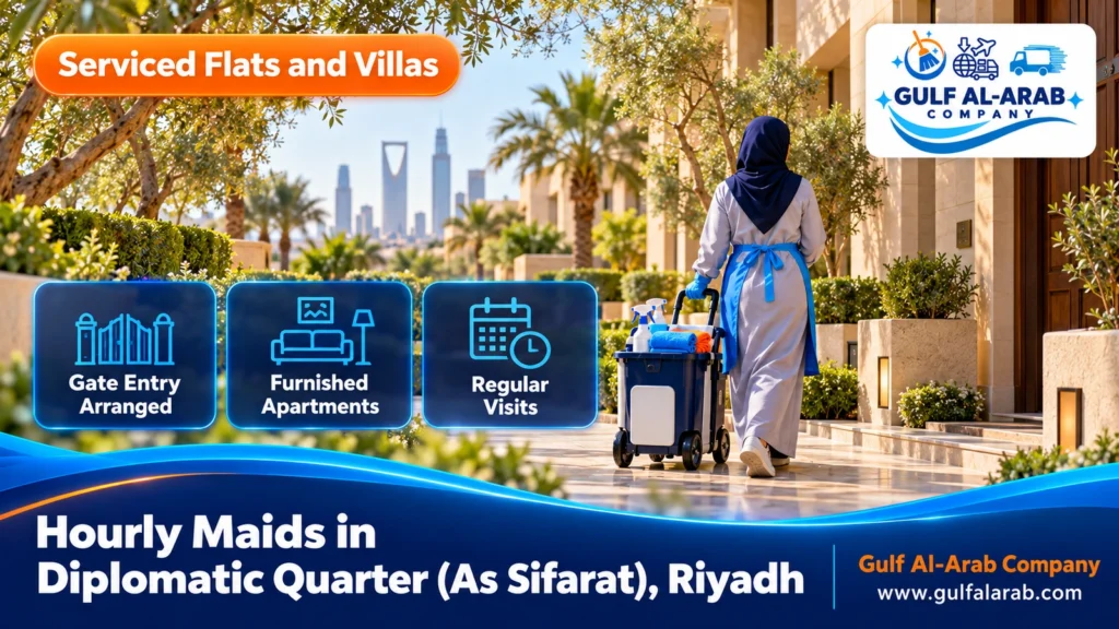 Hourly Maids in Diplomatic Quarter (As Sifarat), Riyadh