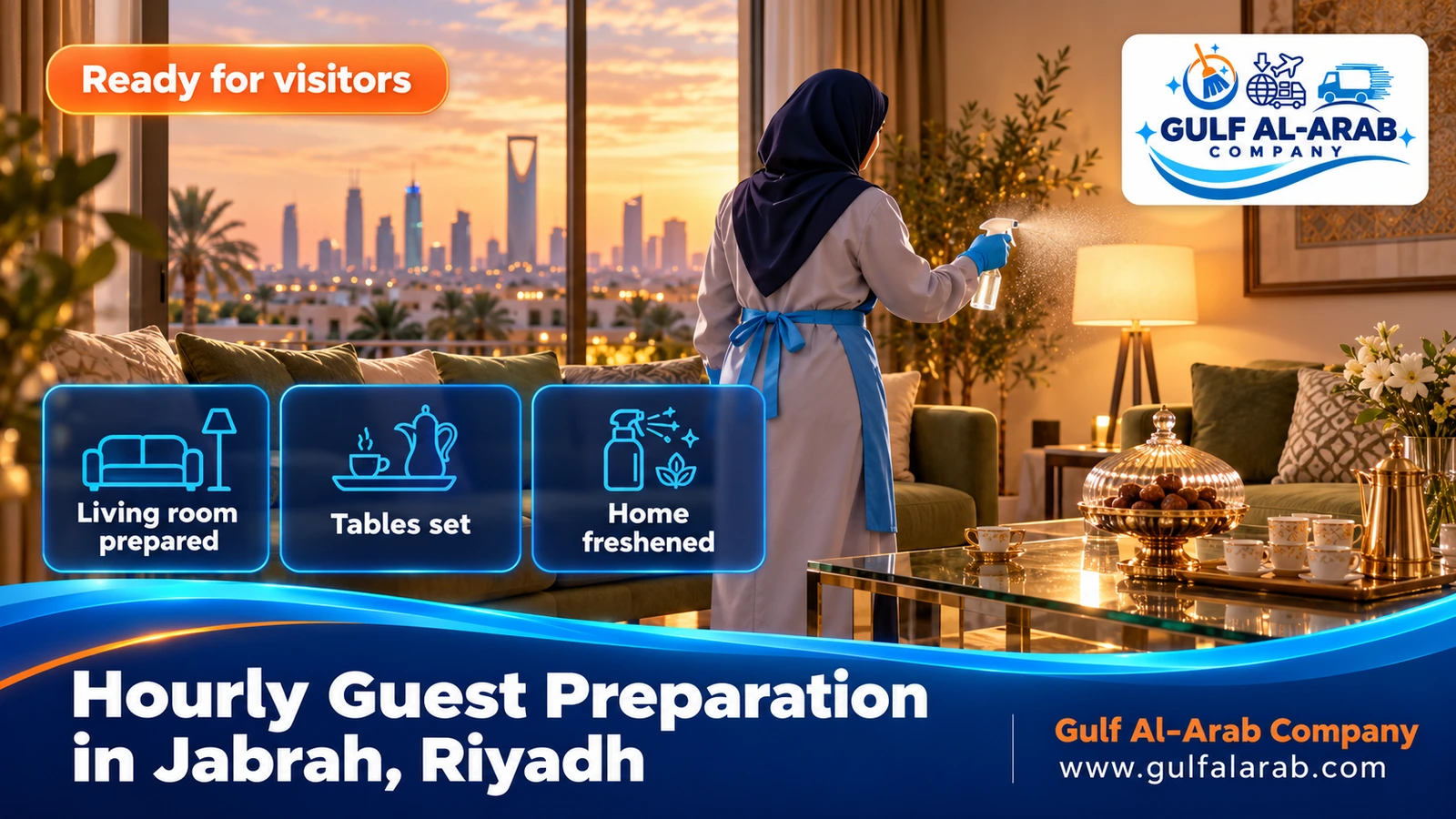 Hourly Guest Preparation in Jabrah, Riyadh