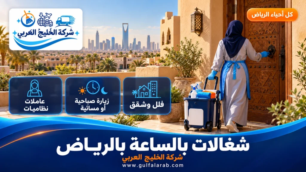 شغالات بالساعة بالرياض