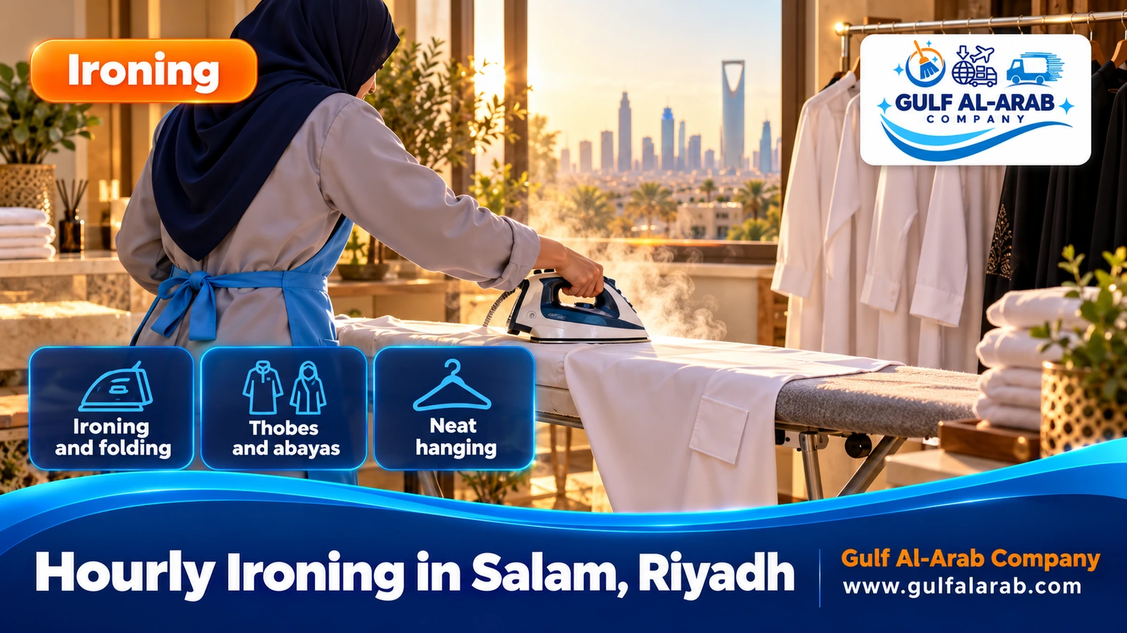 Hourly Ironing in Salam, Riyadh