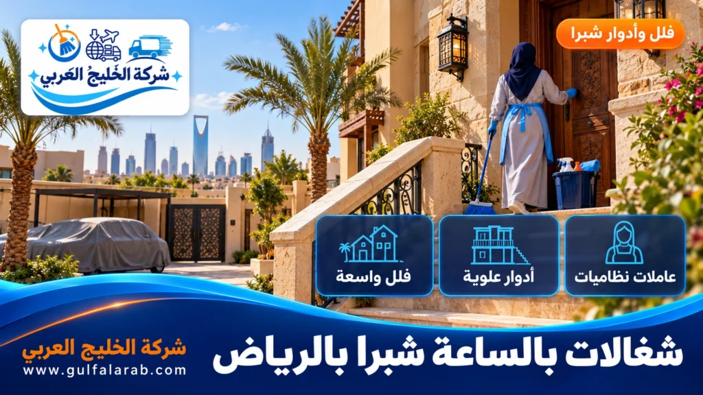 شغالات بالساعة شبرا بالرياض
