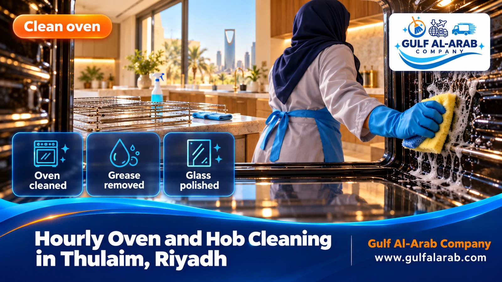 Hourly Oven and Hob Cleaning in Thulaim, Riyadh
