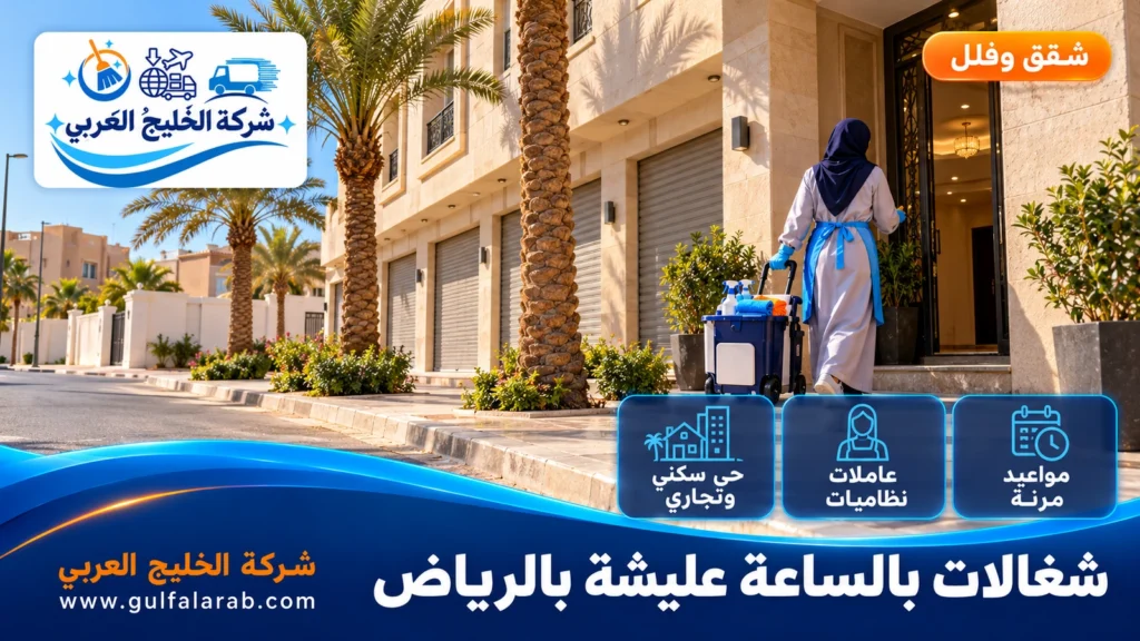 شغالات بالساعة عليشة بالرياض