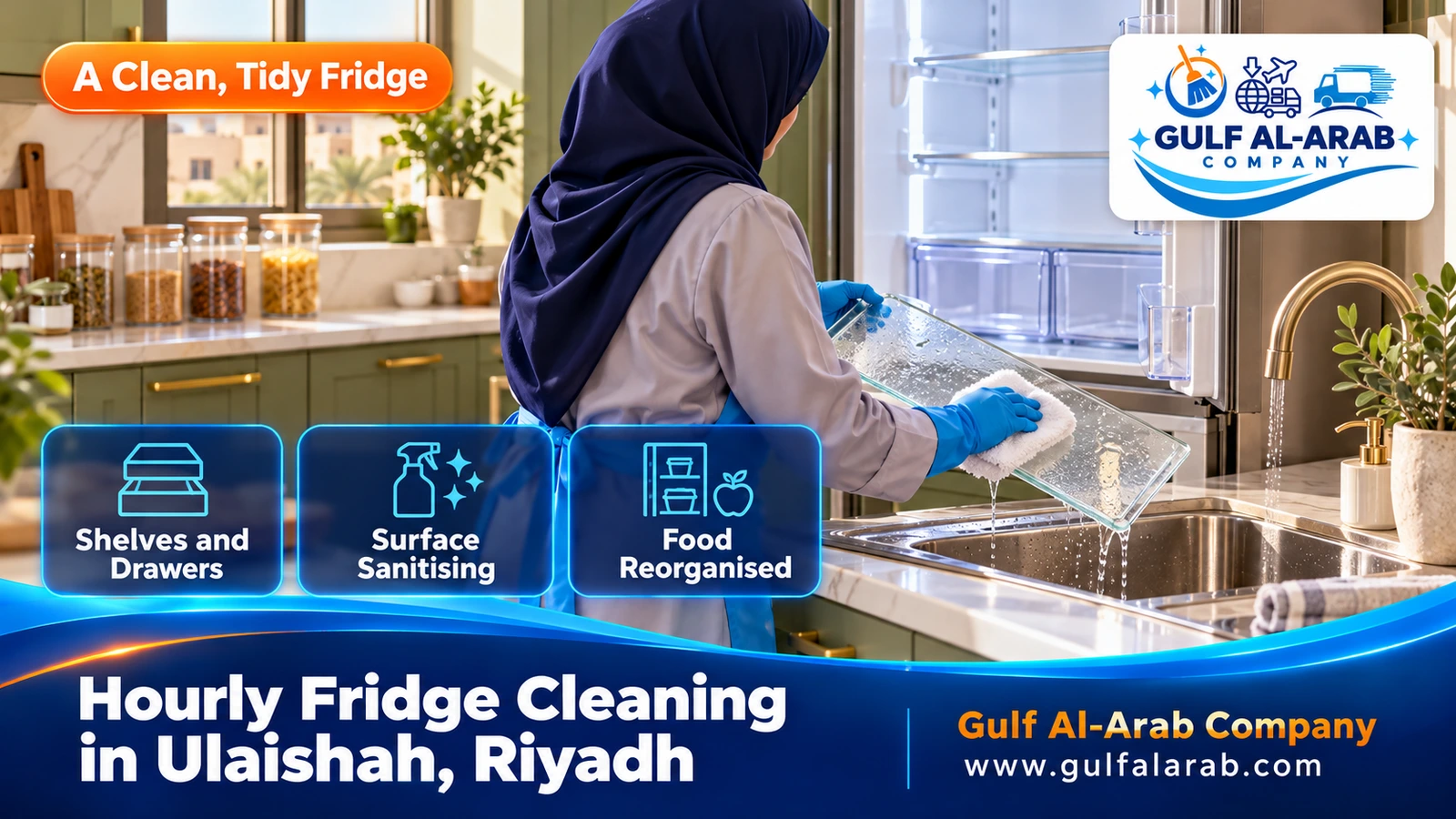 Hourly Fridge Cleaning in Ulaishah, Riyadh