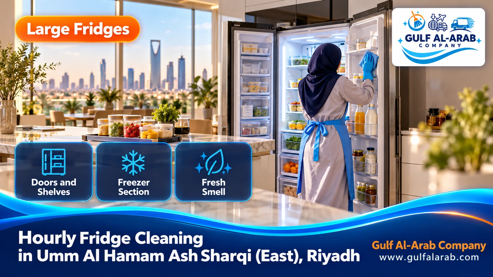 Hourly Fridge Cleaning in Umm Al Hamam Ash Sharqi (East), Riyadh