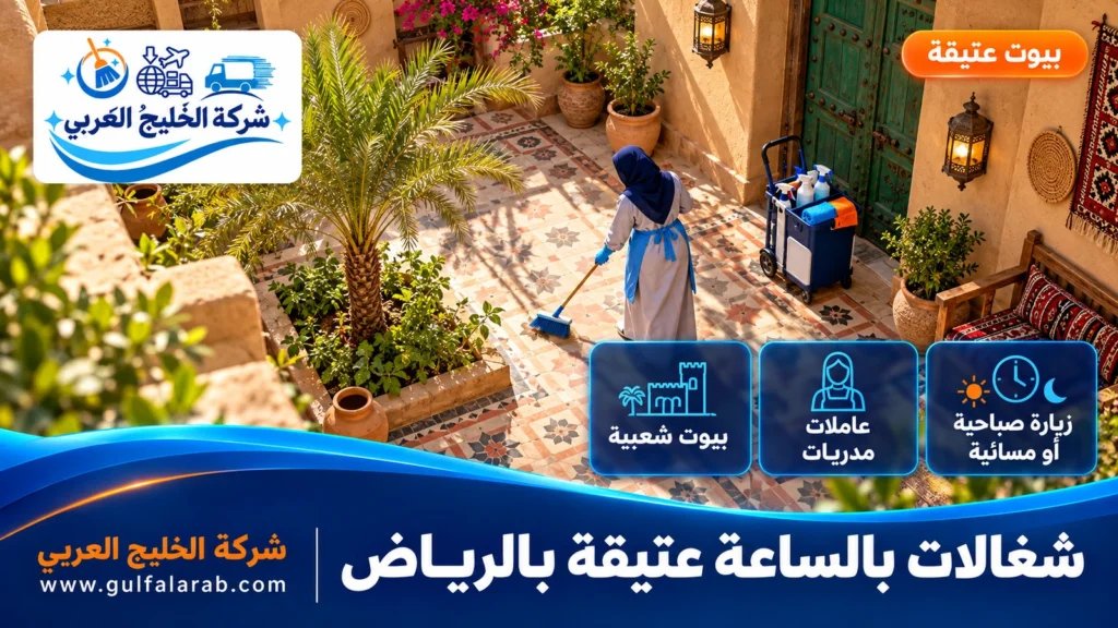 شغالات بالساعة عتيقة بالرياض