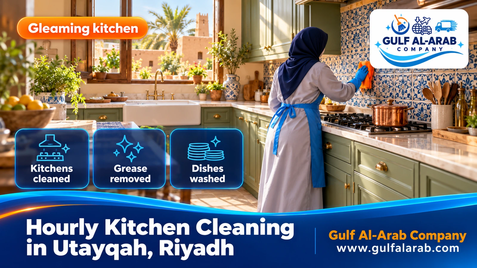 Hourly Kitchen Cleaning in Utayqah, Riyadh