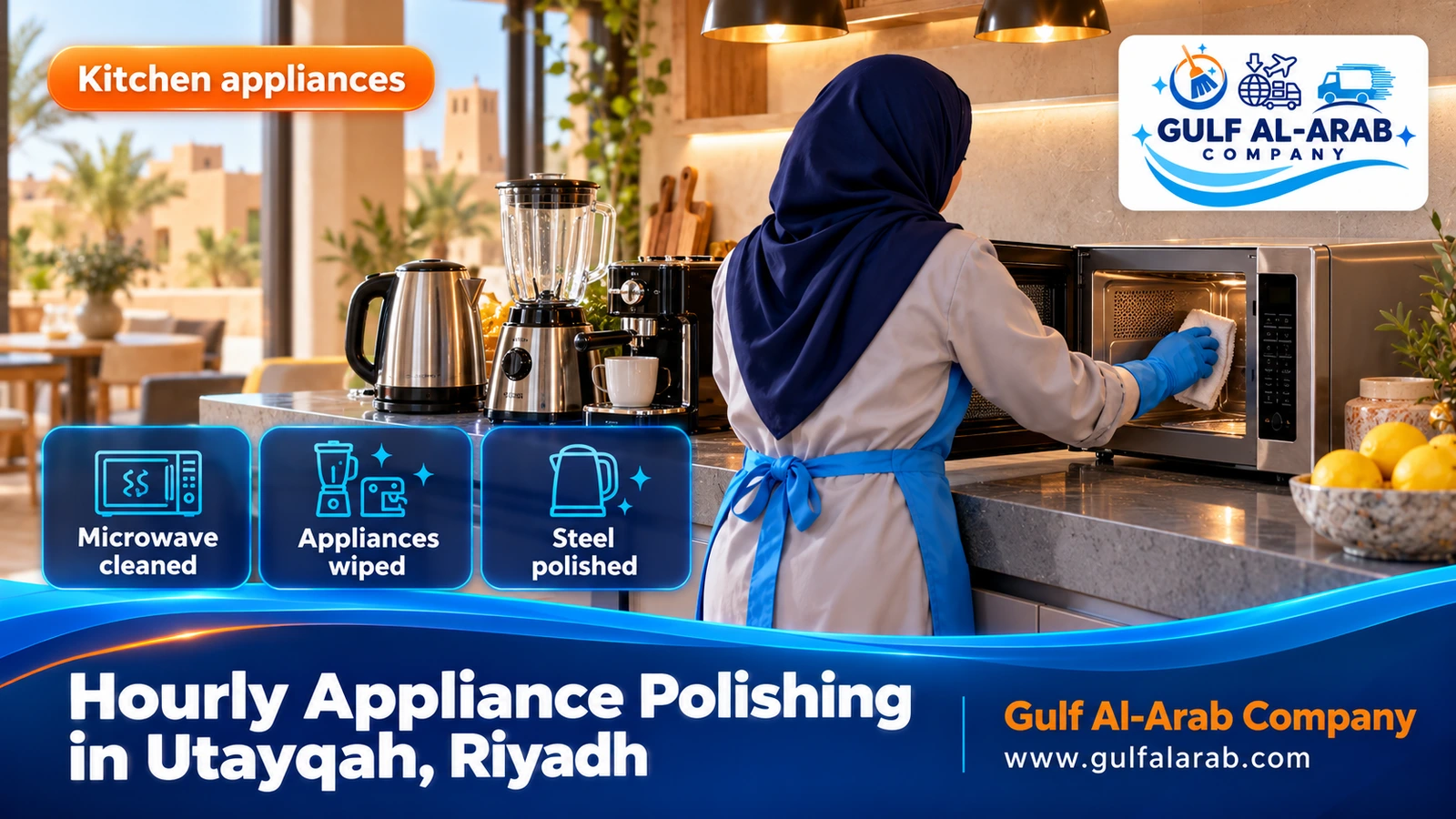 Hourly Appliance Polishing in Utayqah, Riyadh
