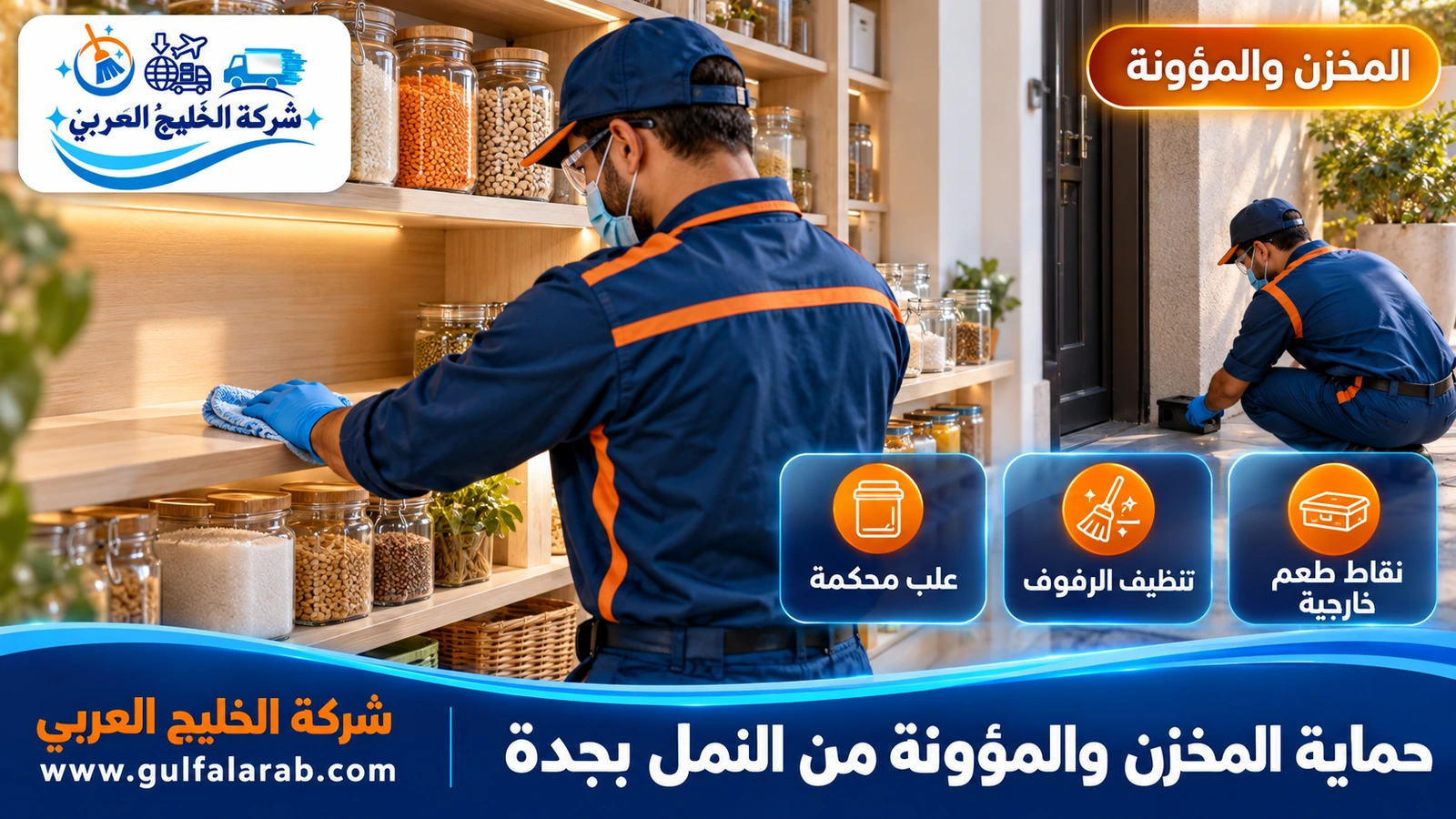 حماية المخزن والمؤونة من النمل بجدة