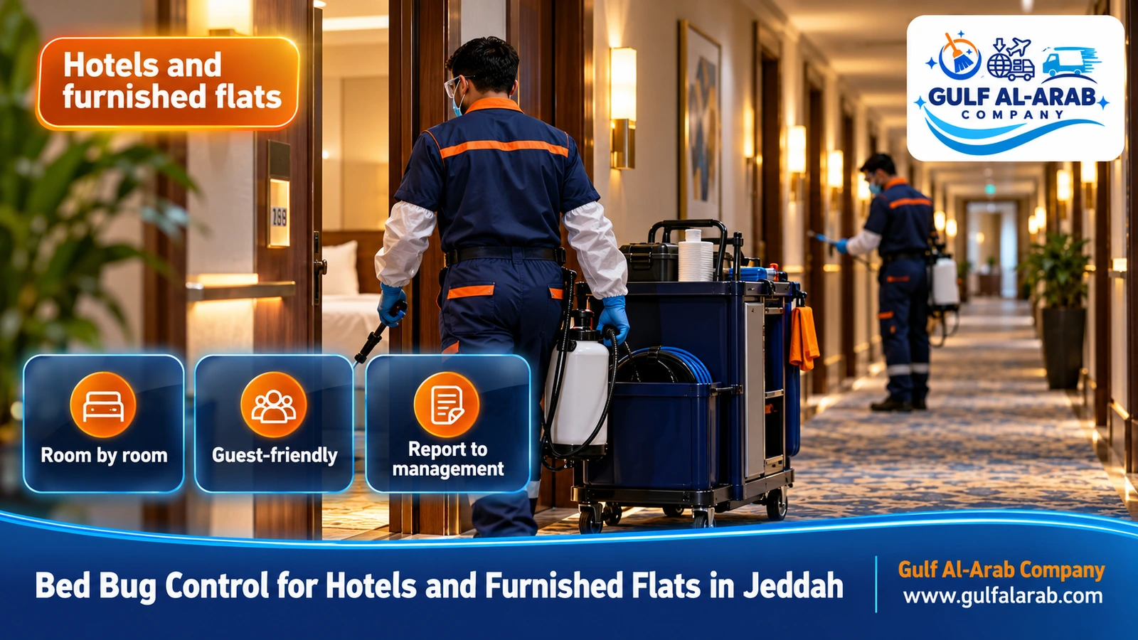 Bed Bug Control for Hotels and Furnished Flats in Jeddah