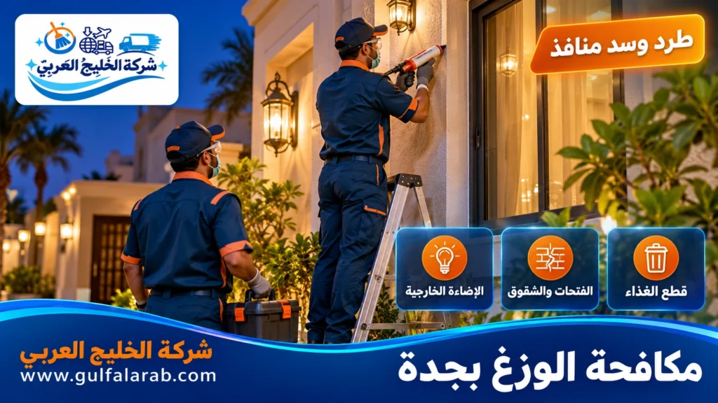 مكافحة الوزغ بجدة