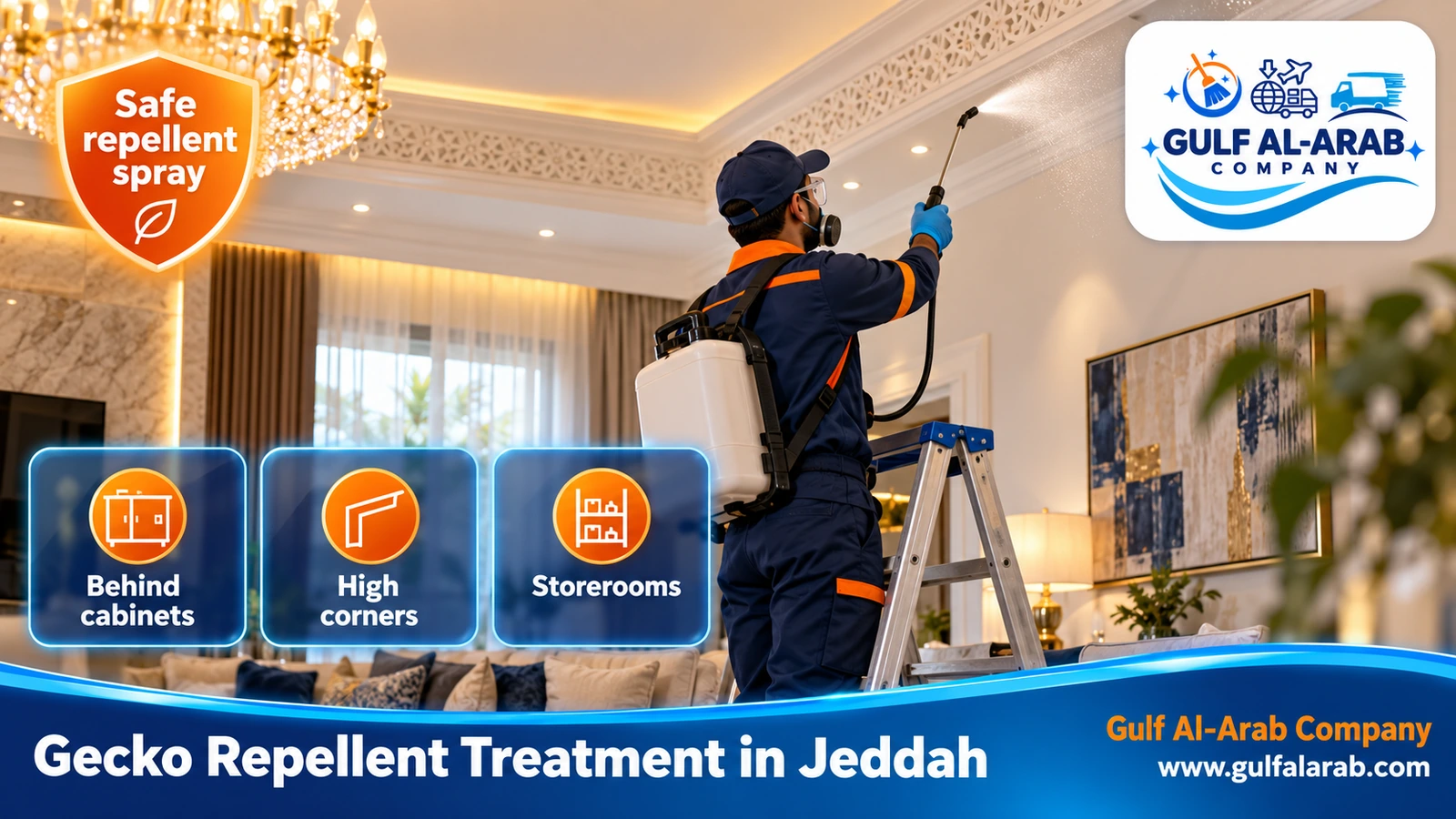 Gecko Repellent Treatment in Jeddah