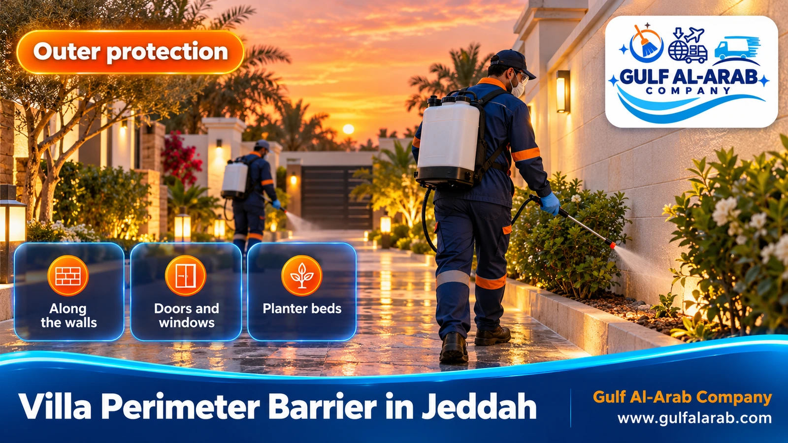 Villa Perimeter Barrier in Jeddah