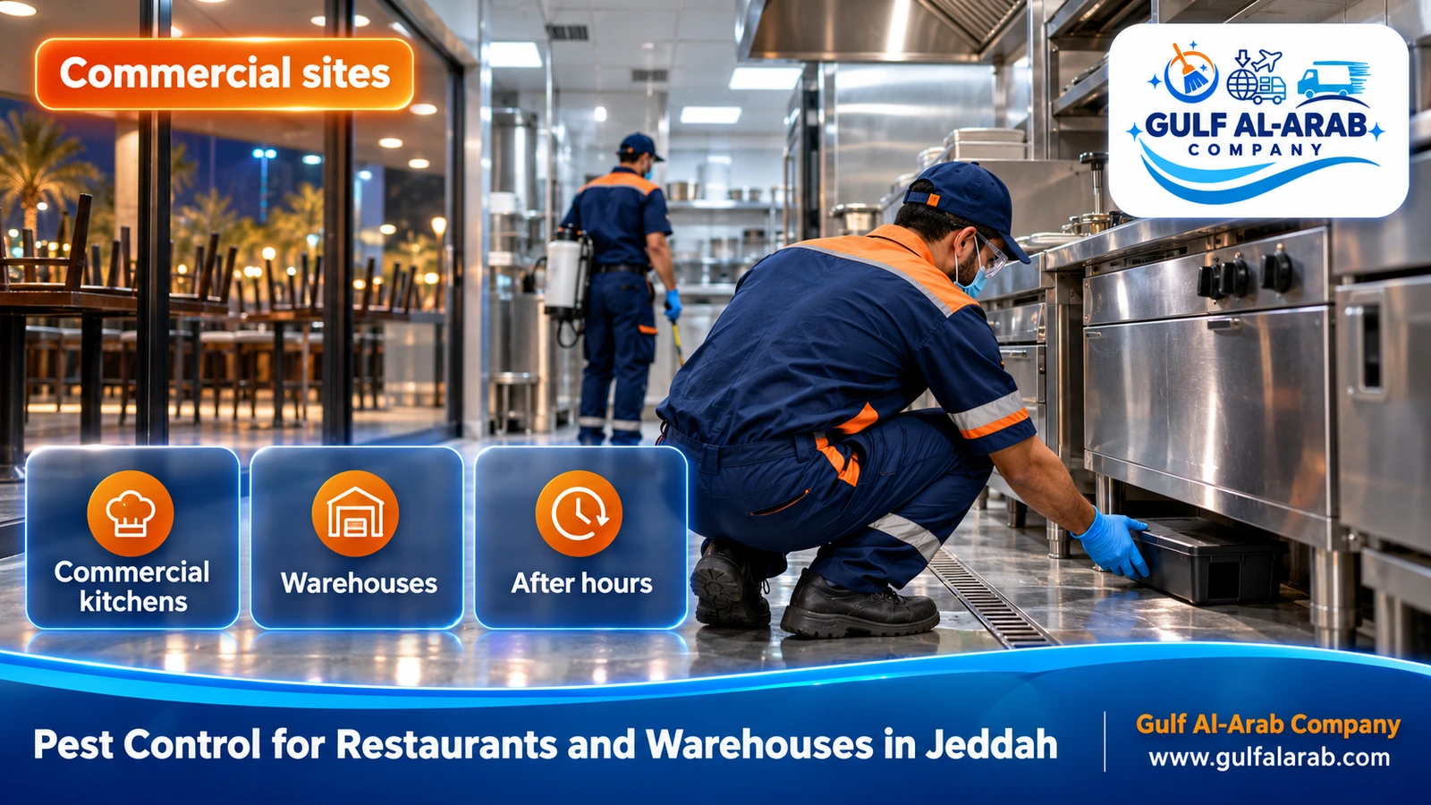 Pest Control for Restaurants and Warehouses in Jeddah