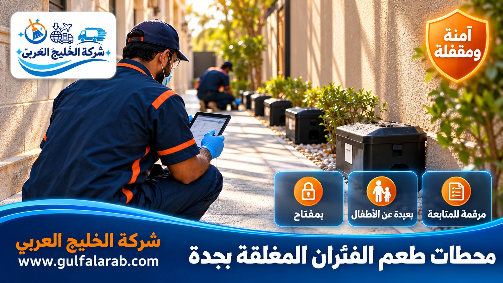 محطات طعم الفئران المغلقة بجدة