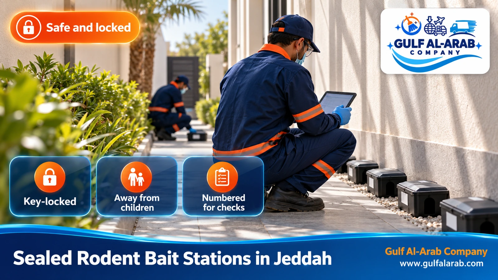 Sealed Rodent Bait Stations in Jeddah