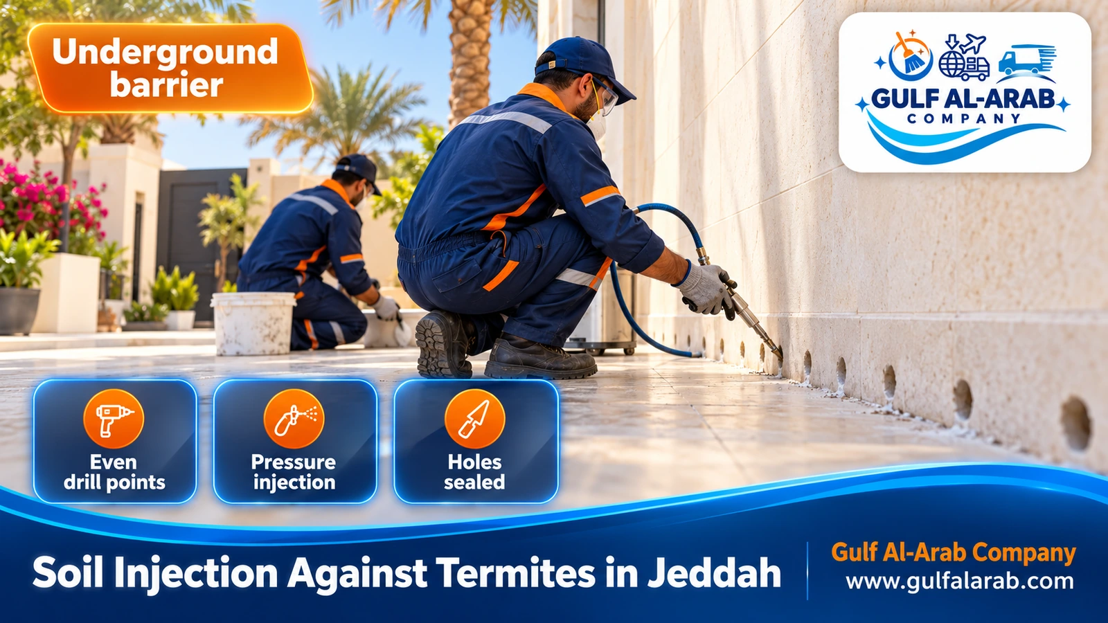 Soil Injection Against Termites in Jeddah