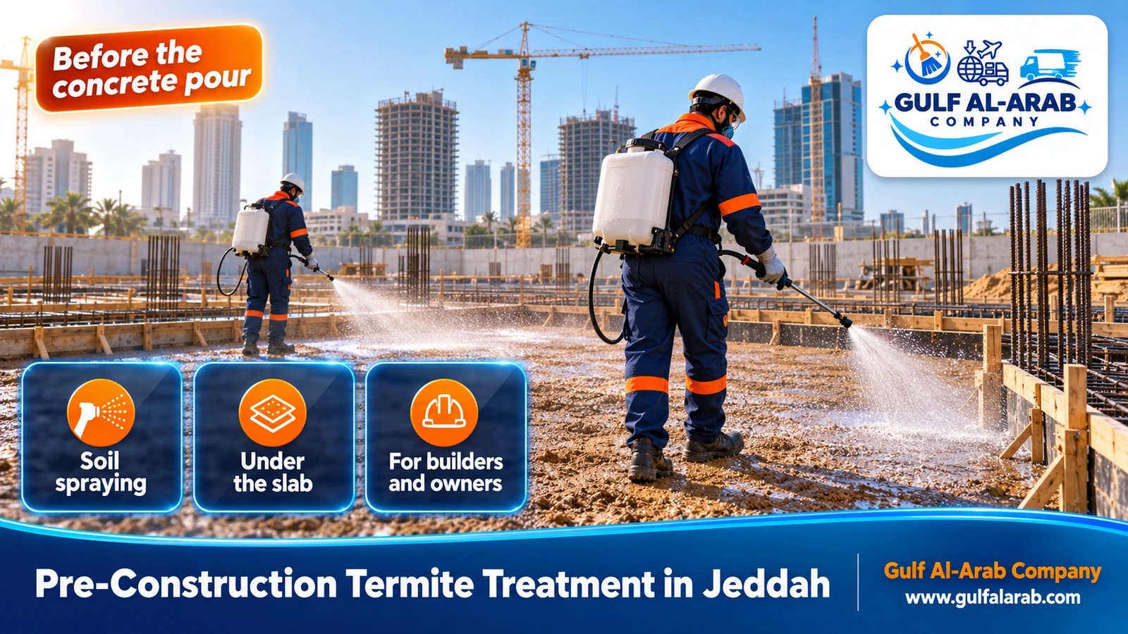 Pre-Construction Termite Treatment in Jeddah